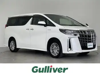 トヨタ アルファードハイブリット SR 純正10型ナビ 後席モニター 黒革 ETC Bカメ