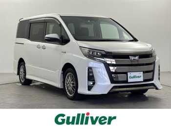 トヨタ ノア ハイブリッド Si ダブルバイビーⅡ 純正10型ナビ 両側電動ドア 純正アルミ
