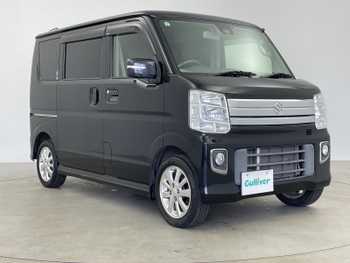 スズキ エブリィ ワゴン PZターボ スペシャル 社外ナビ 両側パワスラ 革調シートカバー