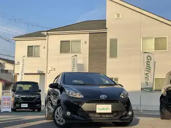 トヨタ アクア S スタイルブラック 純正SDナビ・保証書・ETC・ドラレ前方