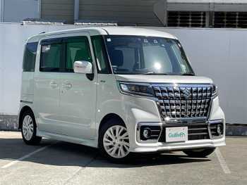 スズキ スペーシア カスタム HYBRID GS ワンオーナー/ナビ/TV/フォグ/片側パワスラ