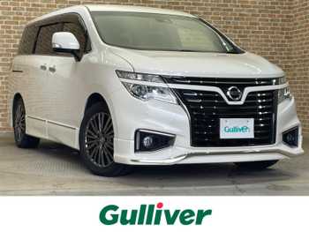 日産 エルグランド 250HWS Sジェットブラック アーバンクロム 後席用モニター/タンレザー/追従クルーズ
