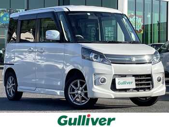 スズキ スペーシア カスタム XS リミテッド 4WD 社外ナビ CD/DVD/AM/FM フルセグ