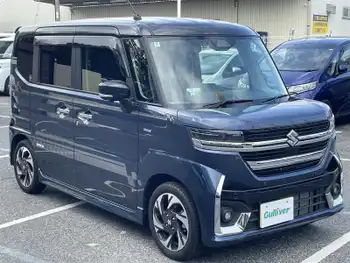 スズキ スペーシア カスタム HYBRID XS ターボ ☆純正ナビ【フルセグ、BT】スズキコネクト