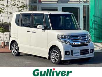 ホンダ Ｎ ＢＯＸ カスタム G Lパッケージ 純正ナビTV Bカメラ 左電動 シートヒーター