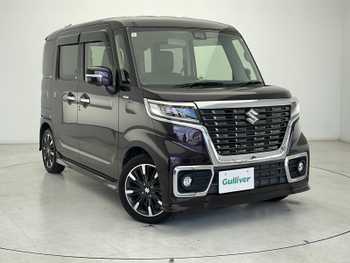 スズキ スペーシア カスタム HYBRID XS ターボ レーンキープアシスト 純正ナビ 車外カメラ