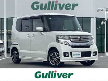 ホンダ Ｎ ＢＯＸ カスタム G 純正ナビ Bカメラ 両側電動 純正アルミ ETC