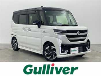 スズキ スペーシア カスタム HYBRID XS 純正ナビ 全方位カメラ 両側パワスラ HUD