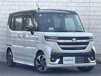 スズキ スペーシア カスタム HYBRID XS 1オナ/半革席/MOPナビ/全カメ/両パワスラ