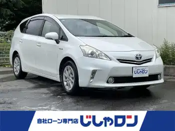 トヨタ プリウス α S 純正ナビ　ETC　禁煙車　プッシュスタート