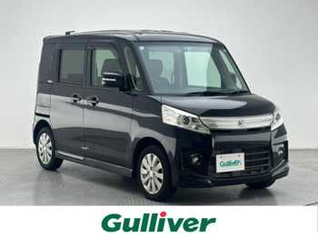 スズキ スペーシア カスタム XS 片側パワスラETC純正14インチAWHIDライト