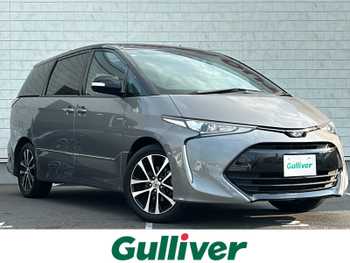トヨタ エスティマ アエラス 禁煙車 純正9型ナビ 後席モニター ETC