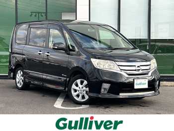 日産 セレナ ハイウェイS G Sハイブリッド 後席モニター/社外8インチナビ/フルセグTV