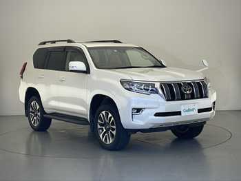 トヨタ ランドクルーザー プラド TX Lパッケージ サンルーフ ベージュ革シート ALPINEナビ