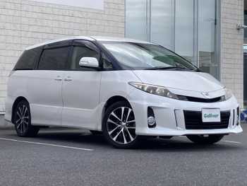 トヨタ エスティマ アエラス 後席モニター 両側パワスラ 純正8inナビ