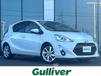 トヨタ アクア G ブラックソフトレザーセレ 純正9インチナビ/バックカメラ/純正アルミ