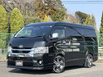 トヨタ ハイエース GL ロング FLEX仕様 BIGXナビ FDモニター ローダウン