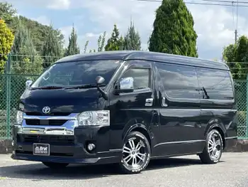 トヨタ ハイエース GL ロング FLEX仕様 BIGXナビ FDモニター ローダウン