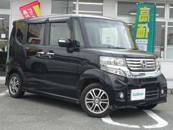 ホンダ Ｎ ＢＯＸ カスタム G SSパッケージ ワンオーナー　禁煙車　純正ナビ　Bカメラ