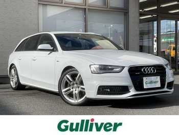 アウディ Ａ４ アバント 2．0 TFSIクワトロ Sline HDDナビ 4WD 半革 純正AW Bモニター