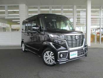 スズキ スペーシア カスタム HYBRID GS 社外ナビ Bカメ 片側Pスラ FRドラレコ ETC