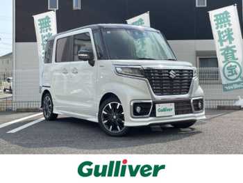 スズキ スペーシア カスタム HYBRID XS ターボ ワンオーナー禁煙車ハーフレザーシート
