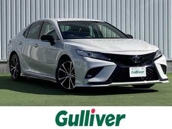 トヨタ カムリ WSレザーパッケージ 禁煙 Bカメラ 黒革暖席 TRDエアロ LED ETC