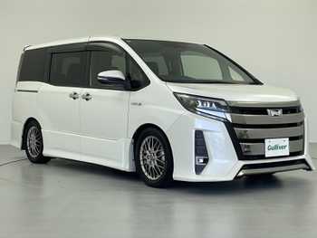 トヨタ ノア ハイブリッド Si BLITZ車高調 純正9型ナビ 後席モニター