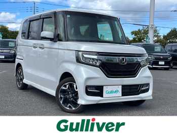 ホンダ Ｎ ＢＯＸ カスタム G L ターボ ホンダセンシング 純正8インチナビ　両側電動ドア　ETC