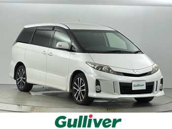トヨタ エスティマ アエラス ワンオーナー 純正7型ナビ 後席モニター SD
