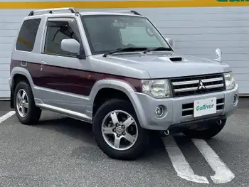三菱 パジェロ ミニ エクシード 社外ナビ　純正アルミ　4WD　ツートン　