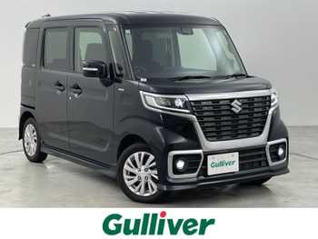 スズキ スペーシア カスタム HYBRID GS 社外8型ナビ Bカメラ 片側電動スライドドア