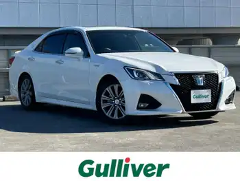 トヨタ クラウン ハイブリッド アスリートG サンルーフ 純正8型ナビ  BSM 黒革