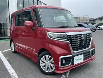 スズキ スペーシア カスタム HYBRID GS 社外ナビ/ETC/ドラレコ/片側パワスラ