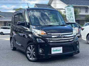 日産 デイズ ルークス ハイウェイスターターボ ターボ車両側パワスラナビ全方位カメラETC