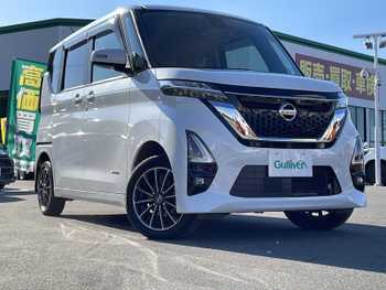 日産 ルークス ハイウェイスター X 禁煙車/社外オーディオ/片側パワスラ