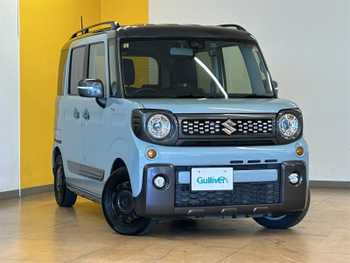 スズキ スペーシア ギア HYBRID XZターボ 衝突軽減 両側電動 社外ナビ クルコン LED
