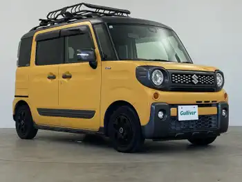 スズキ スペーシア ギア HYBRID XZ 純正8型ナビ ルーフラック 両側電動 ETC