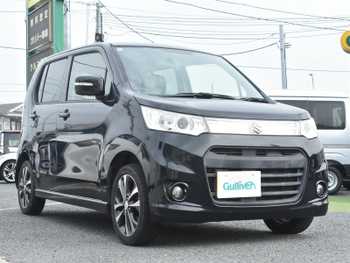 スズキ ワゴンＲ スティングレー T ナビ Bluetooth ETC シートカバー HID