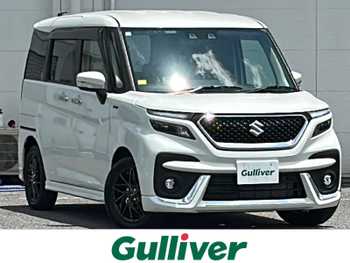 スズキ ソリオ バンディット HV SV 10型ナビ Bカメ 両側パワスラ ドラレコ LED