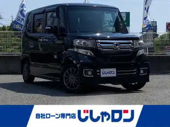 ホンダ Ｎ ＢＯＸ カスタム G ターボ Lパッケージ 純正ナビ パドルシフト両側パワスラBカメラ