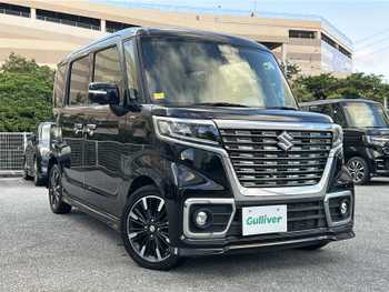 スズキ スペーシア カスタム HYBRID XS ターボ 県外仕入 純正8インチナビ 全方位モニター