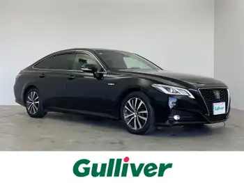 トヨタ クラウン ハイブリッド S Cパッケージ 純正ナビ バックカメラ BSM HUD ETC LED TV