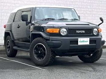 トヨタ ＦＪクルーザー ブラックカラーパッケージ 社外ナビ 純正アルミ ETC バックカメラ