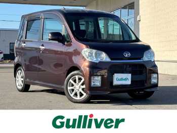 ダイハツ タント エグゼ カスタムG 禁煙車 /社外オーディオ /革巻ステアリング