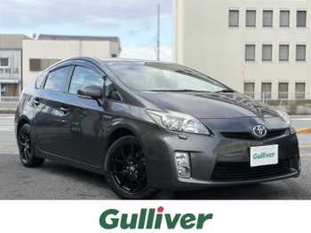 トヨタ プリウス S　LEDエディション 純正ナビ  Bカメ スマートキー BT AUX DVD