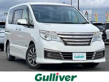 日産 セレナ ライダー Bライン Sハイブリッド 社外フリップダウンモニター バックカメラ