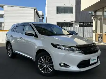 トヨタ ハリアー プレミアム アドバンスドP 禁煙 1オナ 純ナビ 全方位 黒革 自動追従