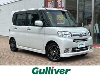 ダイハツ タント G 左パワスラ　革調カバー　純正ナビ