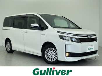 トヨタ ヴォクシー ハイブリッド V 禁煙 純正9型ナビ 後席モニター 両側電動